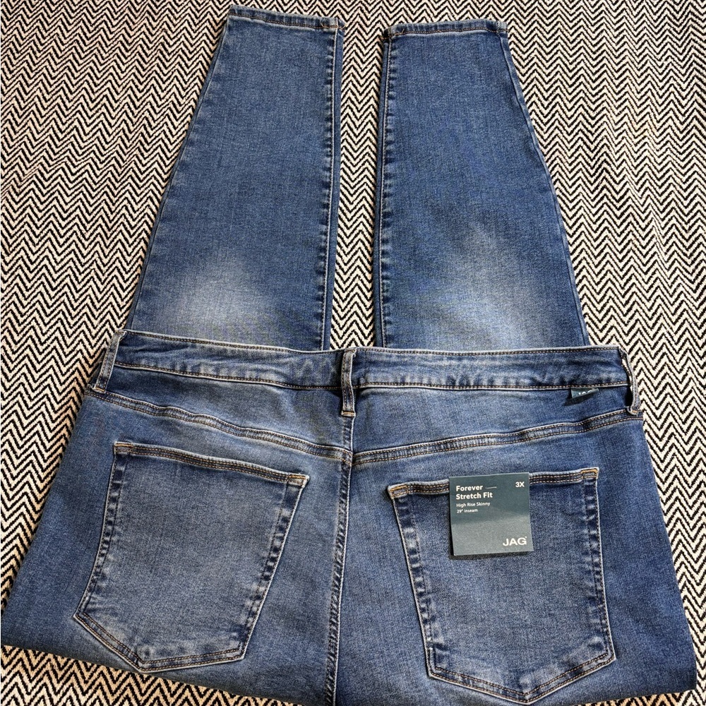 JAG | Forever Stretch Fit Jeans | Skinny Jeans | Sz 3X - Picture 4 of 12